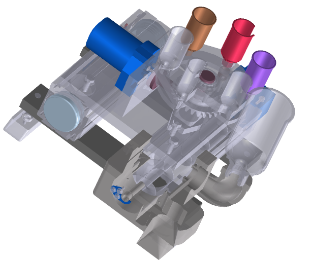 原料混合装置设备3D模型